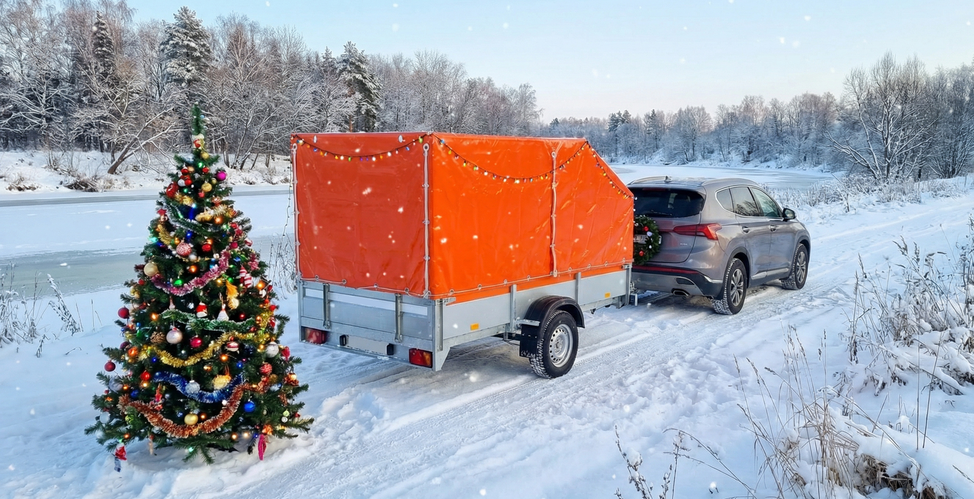 Команда прицепов Экспедиция поздравляет с наступающим Новым годом!