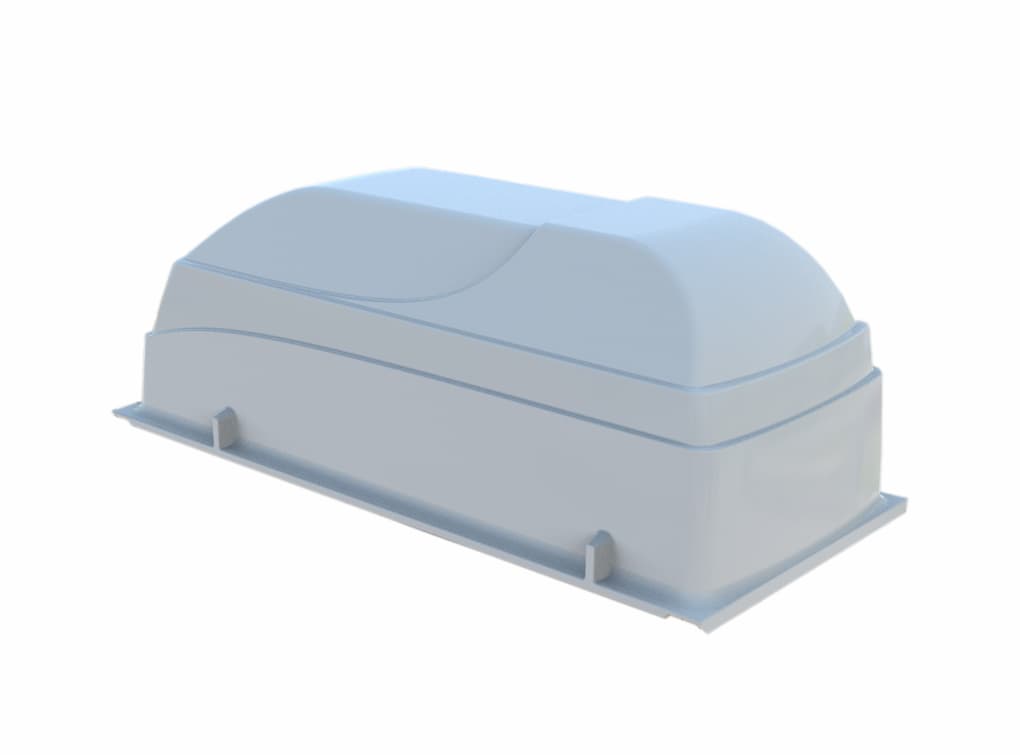 крышка из стеклопластика для прицепа